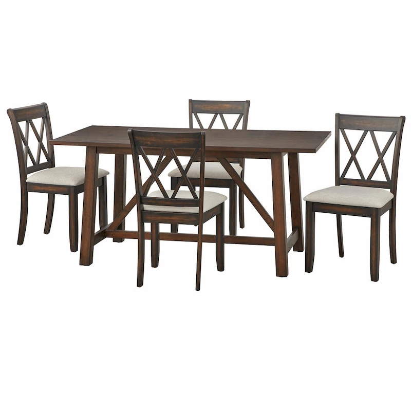 Simple Living Homestead Trestle Dining Table