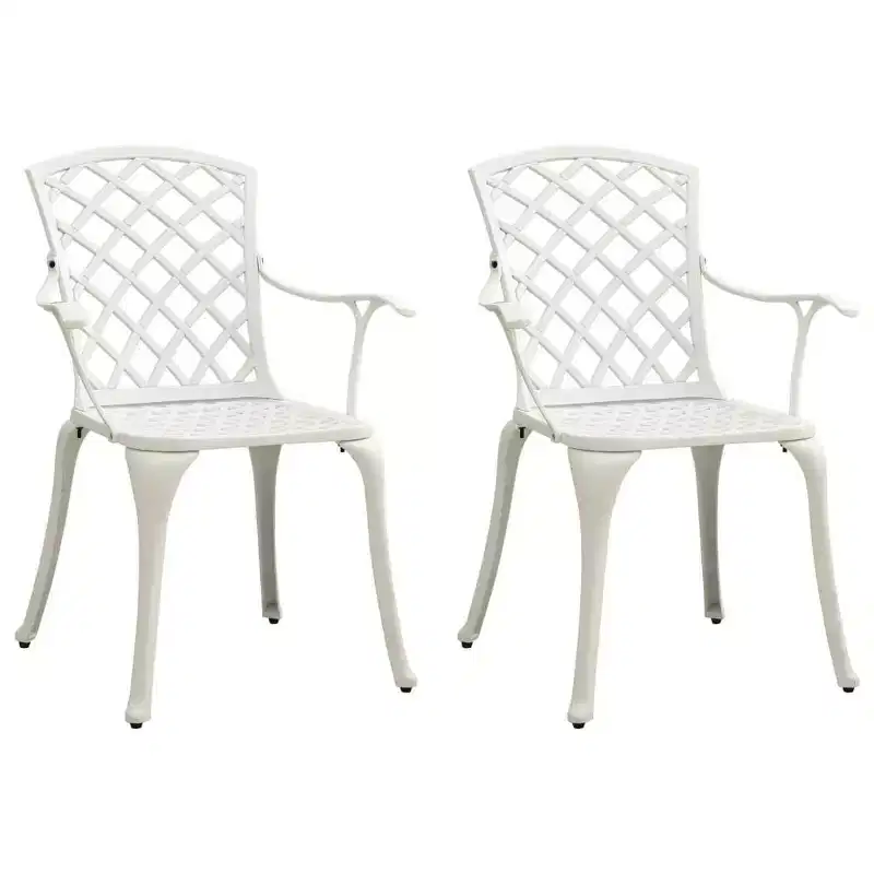 vidaXL Bistro Set Cast Aluminum