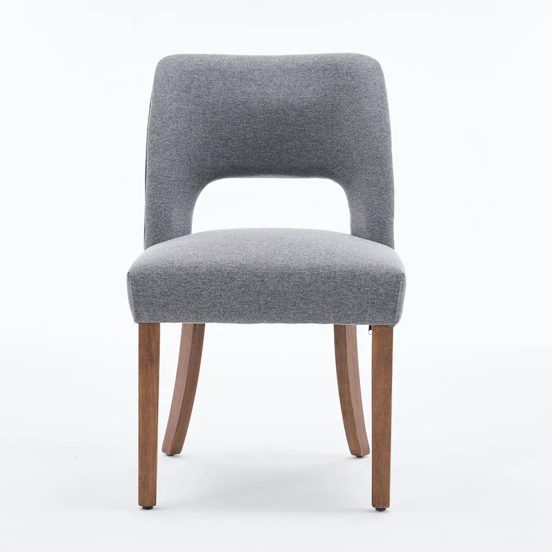 Set of 4 Fabric-upholstered Dining Chairs