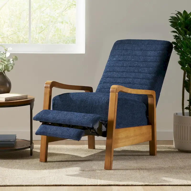 Munro Channel Stitch Pushback Recliner