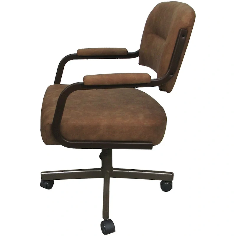 Swivel Kitchen Dining Caster Chair with Wheels - M-110 - N/A