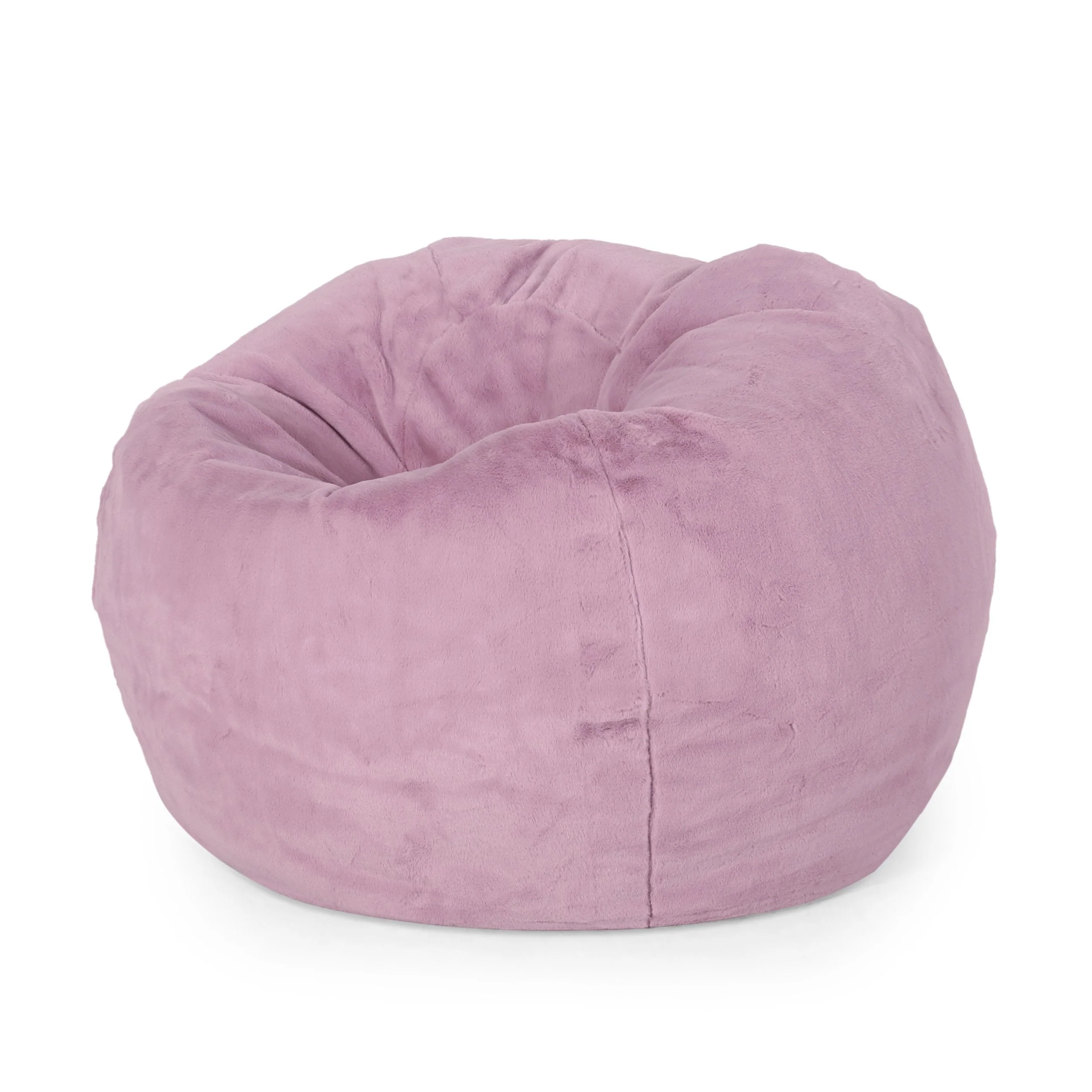 Modern Glam 3 Foot Faux Fur Bean Bag - NH325513