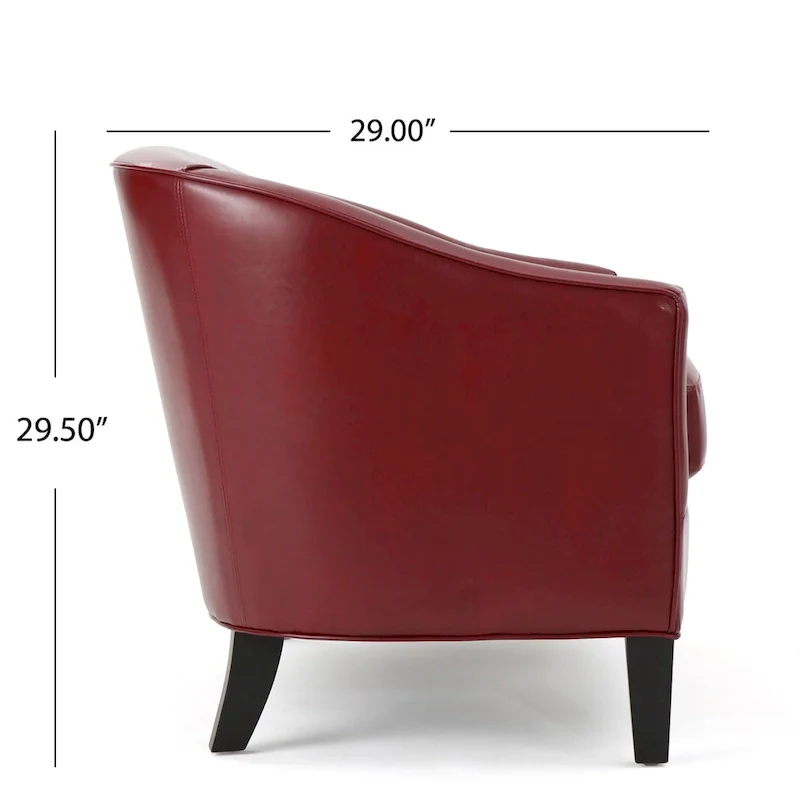 Justine Faux Leather Loveseat by Christopher Knight Home