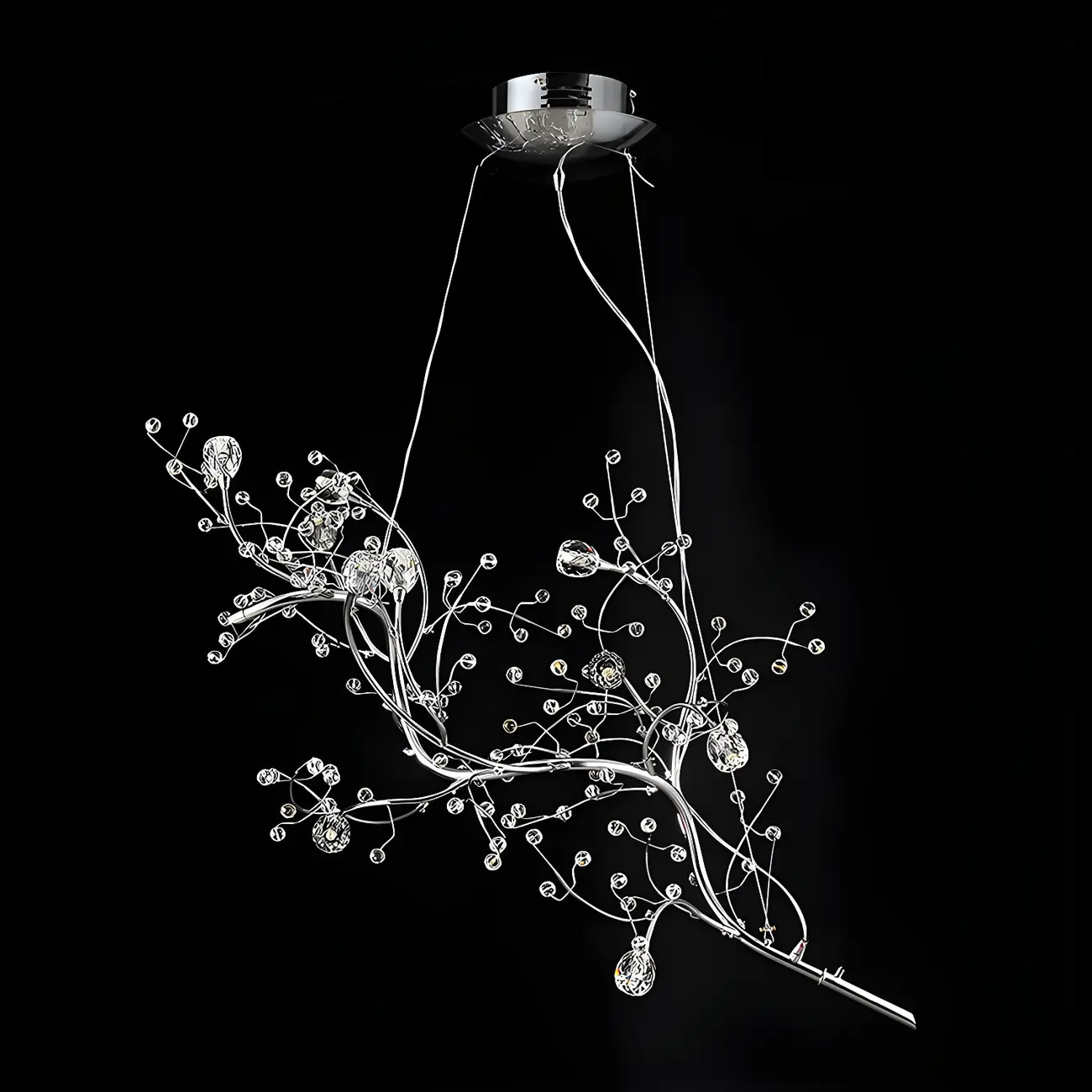 Modern Metal Branch LED Pendant Chandelier