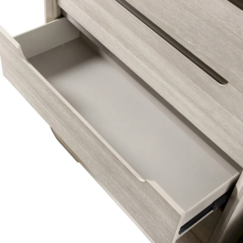 Furniture of America Addeso Modern Solid Wood 5-Drawer Chest