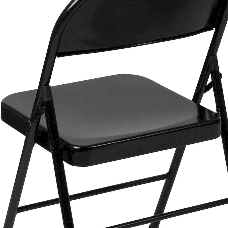 4 Pack Double Braced Metal Folding Chair