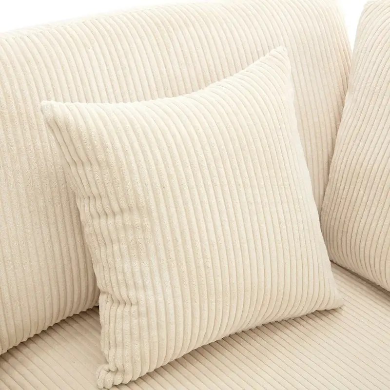 3 Seater Sofa with Removable Back Cushions and 5 Pillows