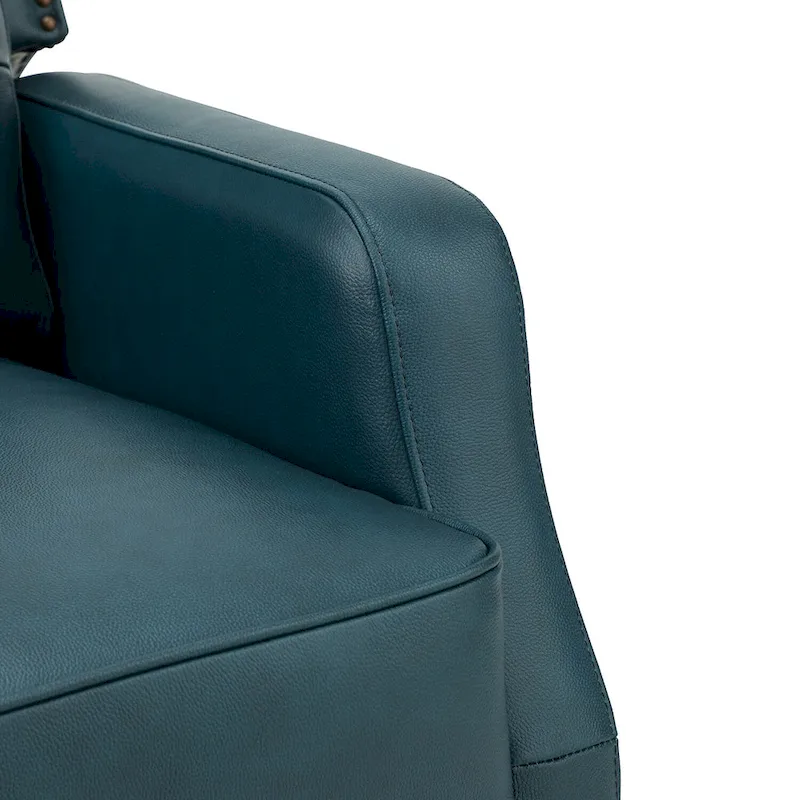 Living Room Recliner with Metal Base