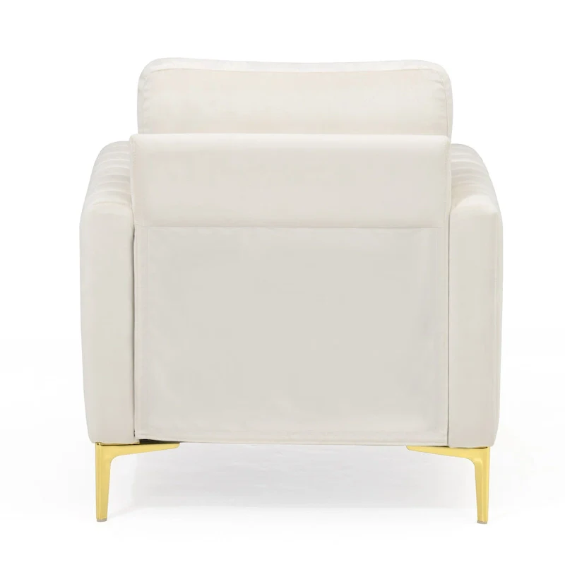 Pellebant Modern Upholstered Accent Armchair Club Chair