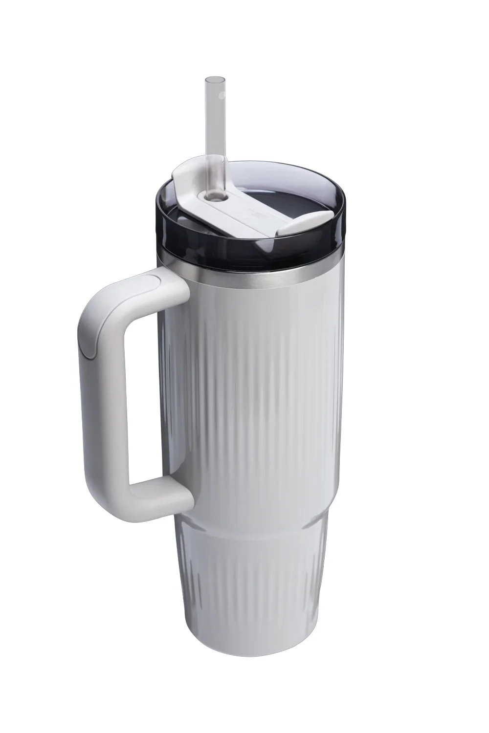 Stanley Quencher H2.0 Fluted 30 oz Tumbler in Ash Gloss | 10-13003-011 ASHGLOSS