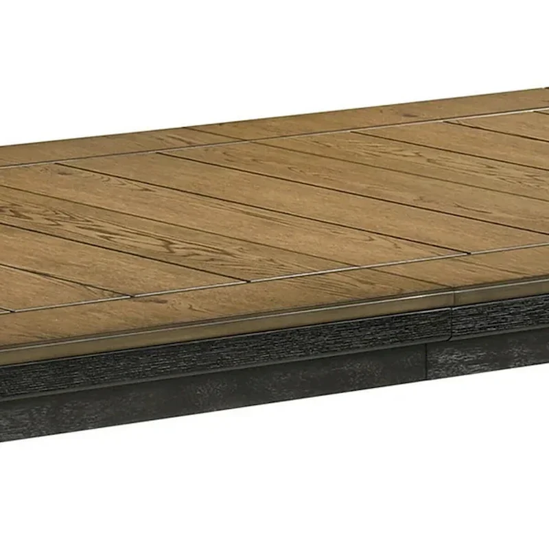 Counter Height Dining Table with Extension Leaf - Seats 6 (Brown)