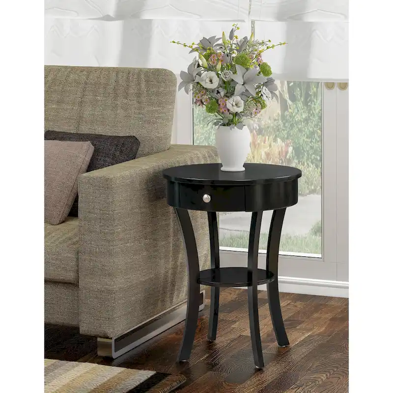 1 Drawer End Table with Shelf