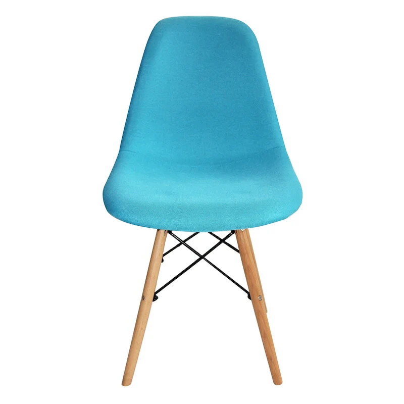 Haig Fabric Dining Chair, Beech Wood Legs, Single Seat