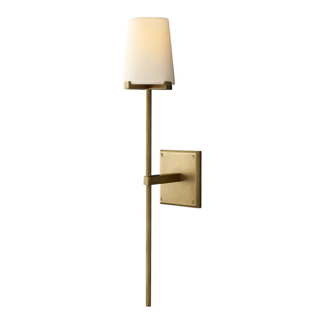 Modern Gold Bathroom Vanity Light with Clear Glass Shade