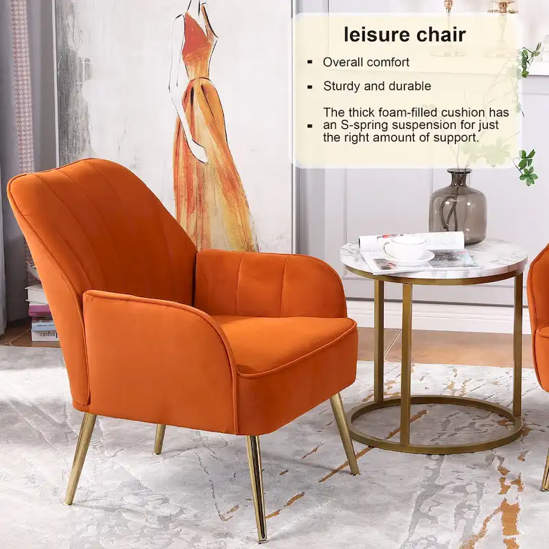 Suellyn 25.2-inch Wide Armrest Modern Chair