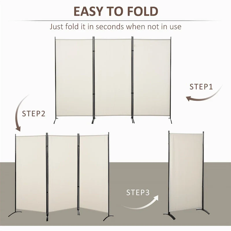3 Panel Room Divider