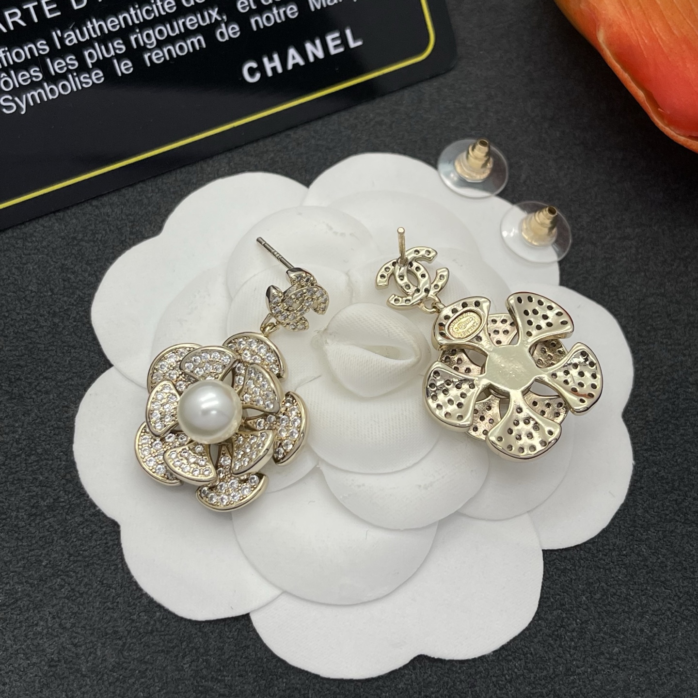 CCE721 Chanel drop earrings - ccjewelryacc