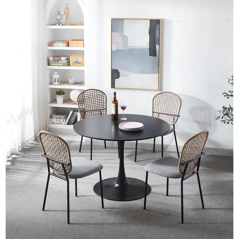 1+45pieces table and chair,white dining sets,kitchen sets,coffee sets