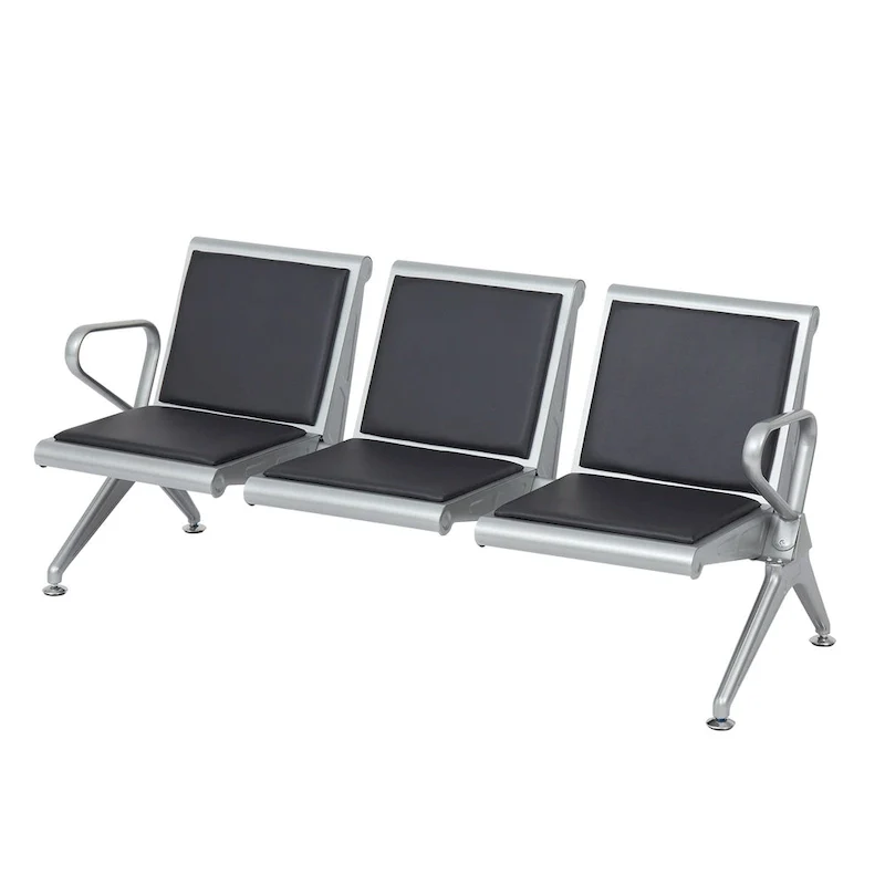 PU Leather Office Waiting Room Chairs - Reception Guest Bench