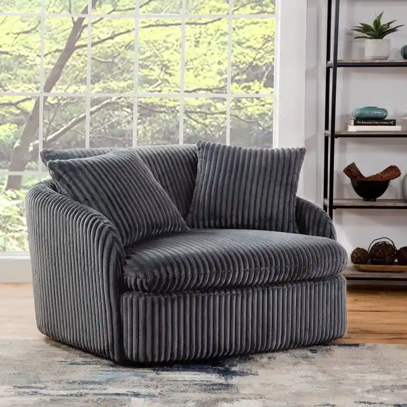 Grafton Home, Simon 360 Swivel Oversized Lounge Chair