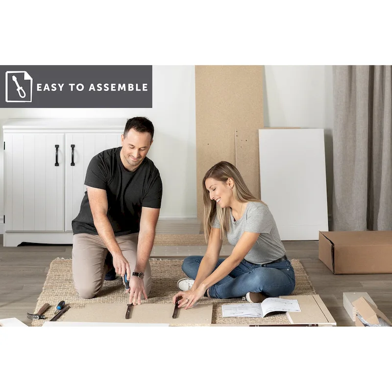 8-Drawer Dresser - Grey Maple/Weathered Oak