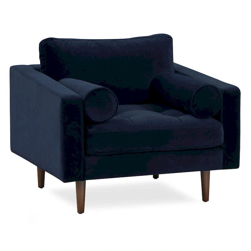 Poly & Bark Napa Fabric Lounge Chair