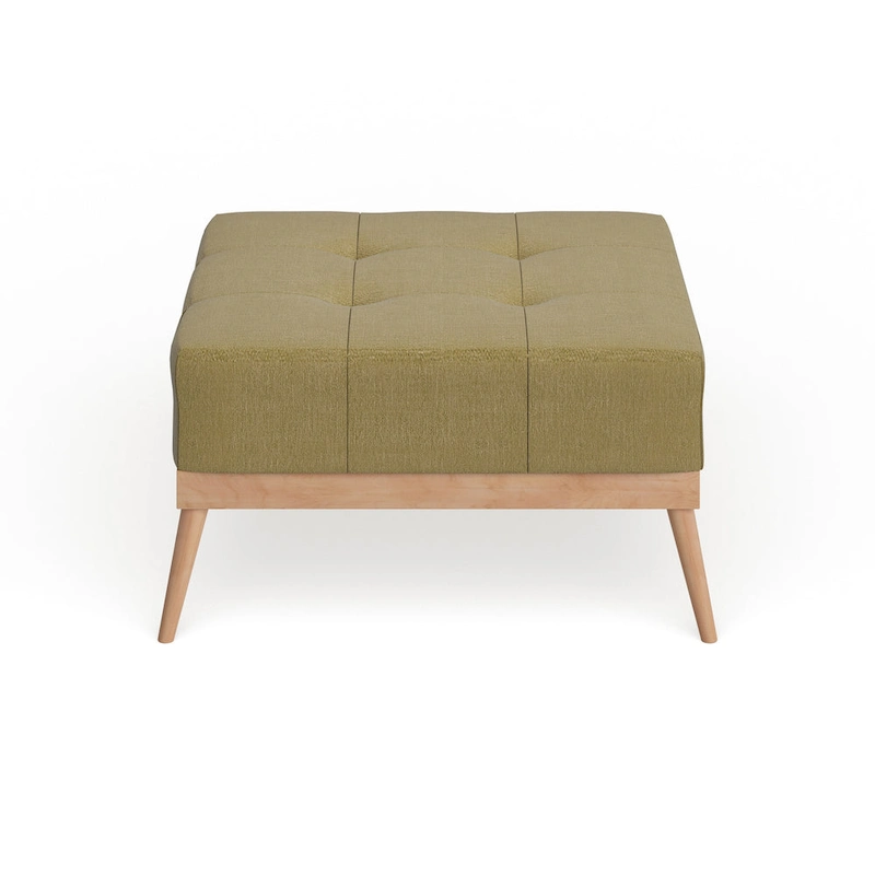 Christopher Knight Home Carson Lund Mid-century Tufted Fabric Square Ottoman Table