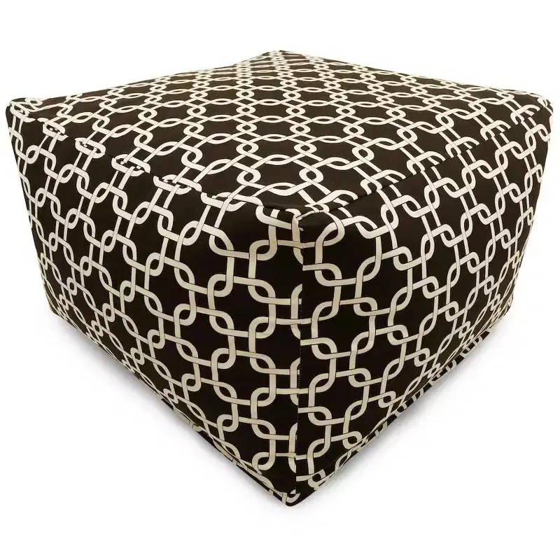 Majestic Home Goods,Ottoman Pouf Links Soft