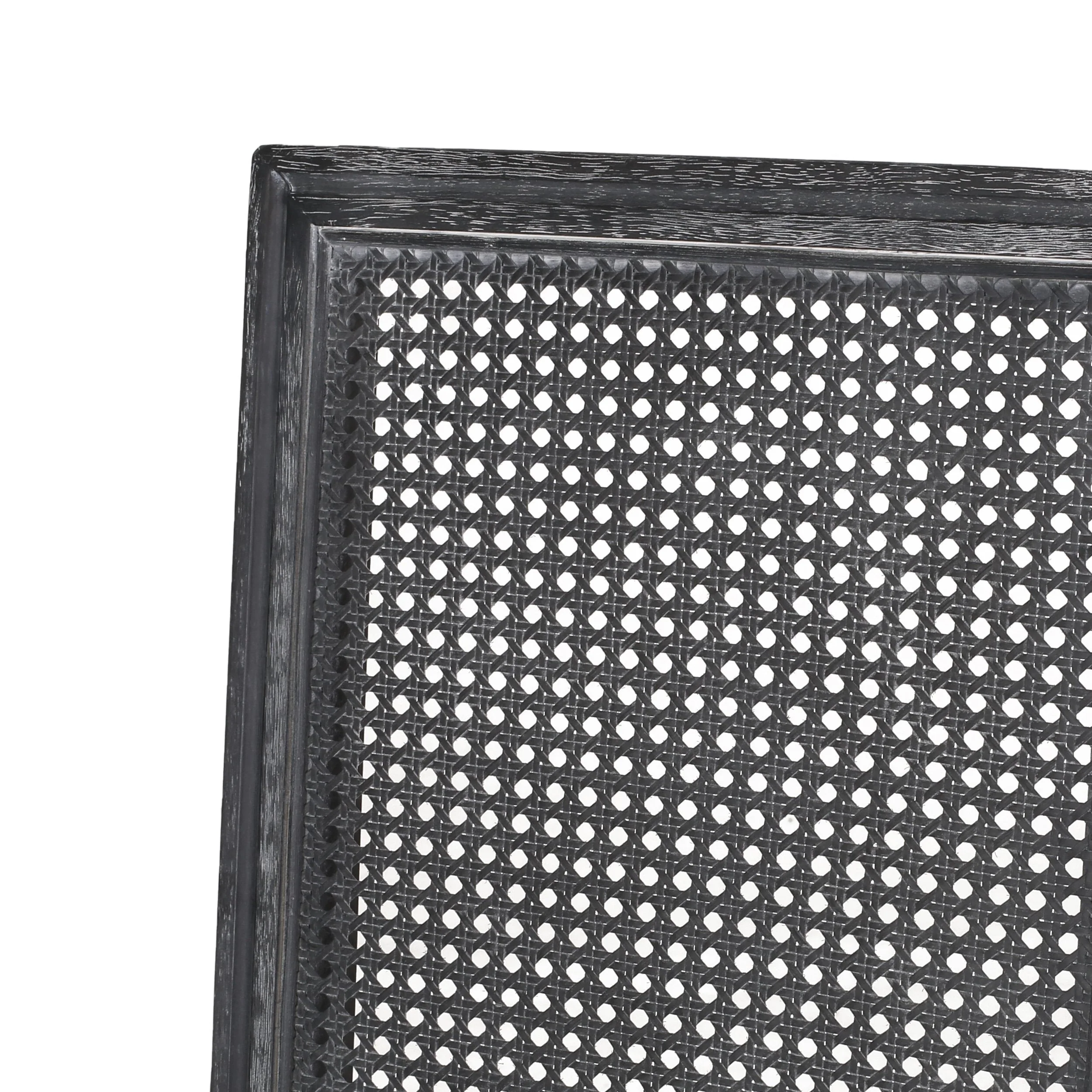 French Country Wood and Cane Upholstered Dining Chair (Set of 6) - NH794513