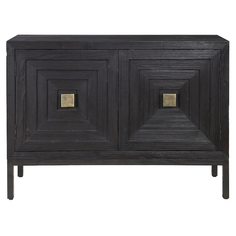 Uttermost Aiken Dark Walnut 2-door Cabinet