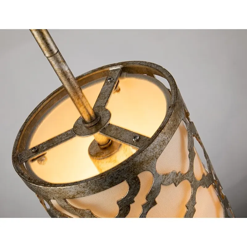 Kitchen Metal Weathered Silver Mini Pendant By Lucas McKearn