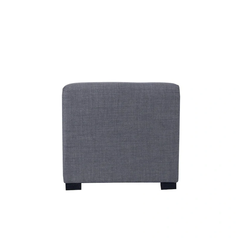 MJL Furniture Solid 4 Button Tufted Square Ottoman