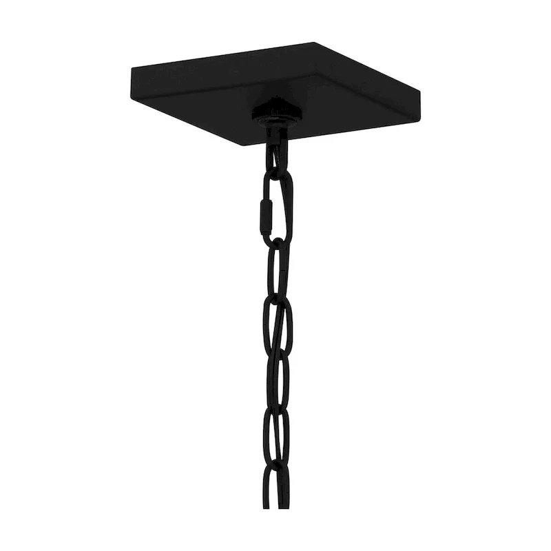 Hull 3-Light Matte Black Mini Pendant Light