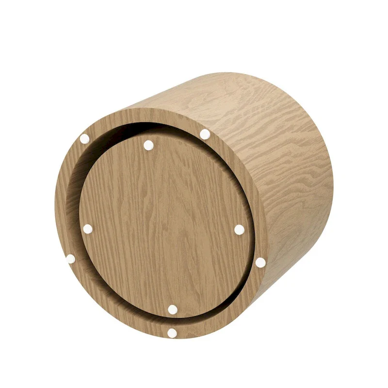 Veneer side table coffee table set of 2