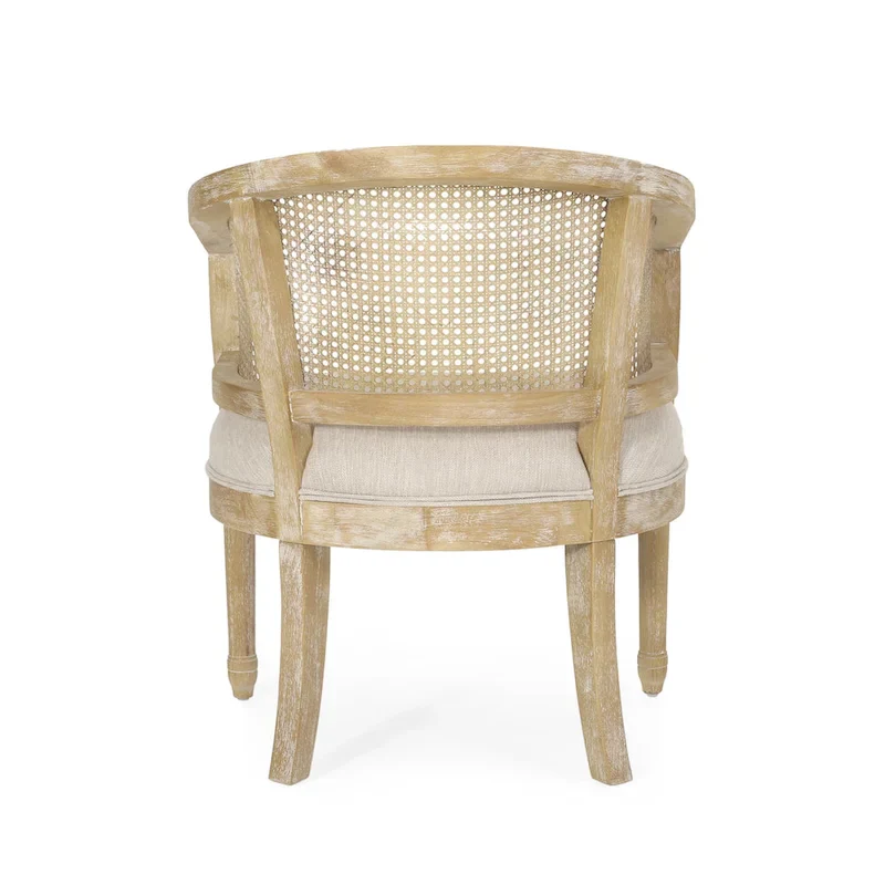 Steinaker Wood and Cane Accent Chair by Christopher Knight Home