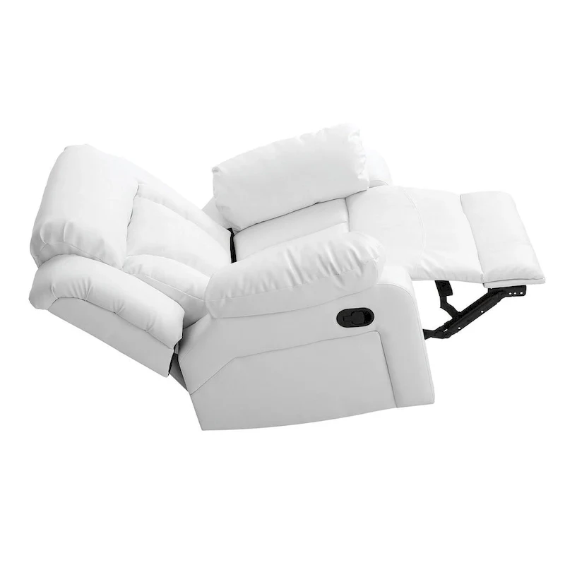 Daria Faux Leather Upholstery Reclining Chair - 38L x 37W x 41H