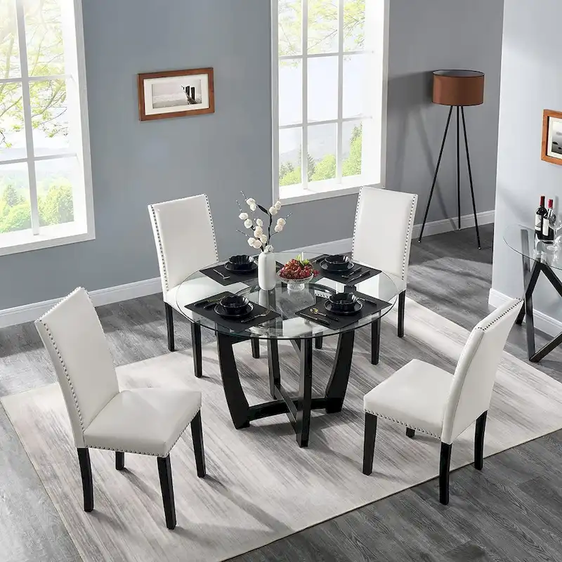 Faux Leather Dining Chair