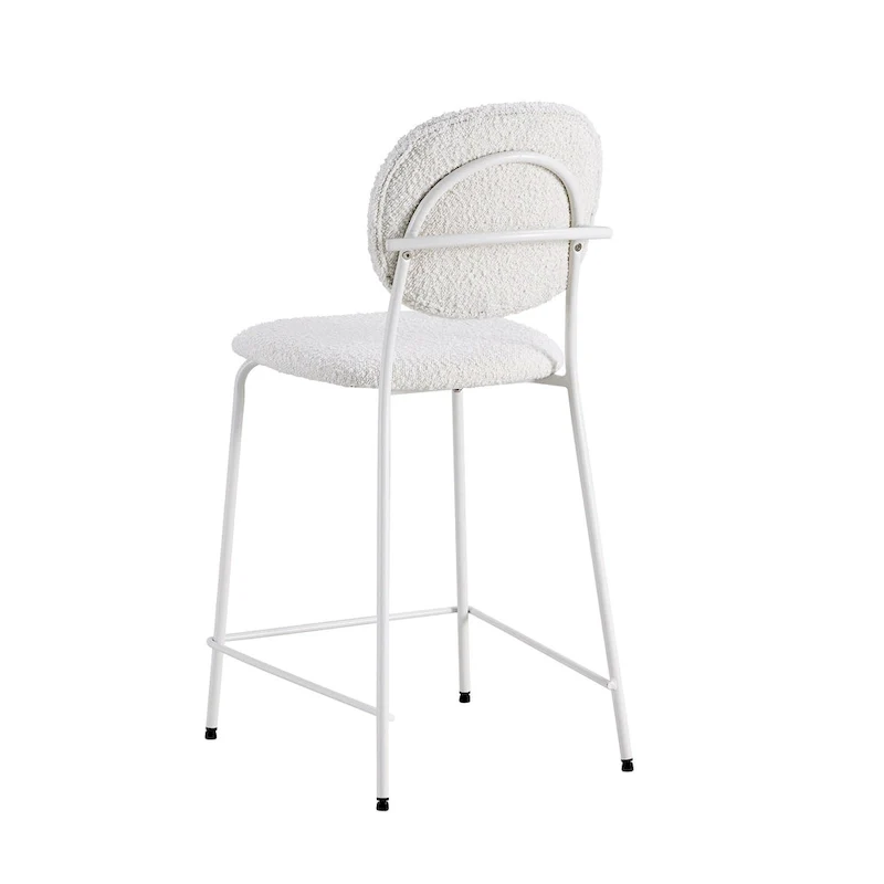 Carley Boucle Bar Height Stools (Set of 2)
