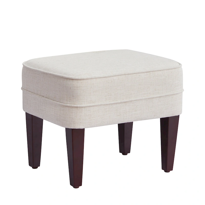 HUIMO Fabric Arm Chair Accent Chair and Ottoman Set Grey/ Beige/ Blue/ Dark Teal