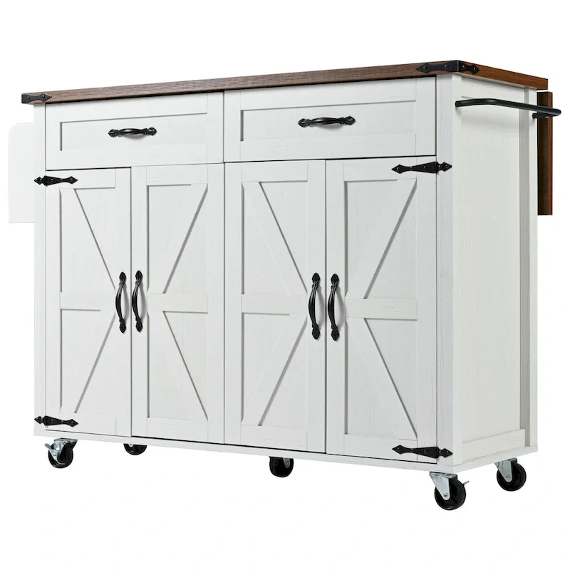 Rolling Kitchen Cart on Wheels