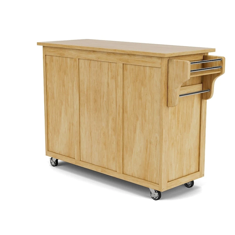 Create-a-Cart Brown Kitchen Cart