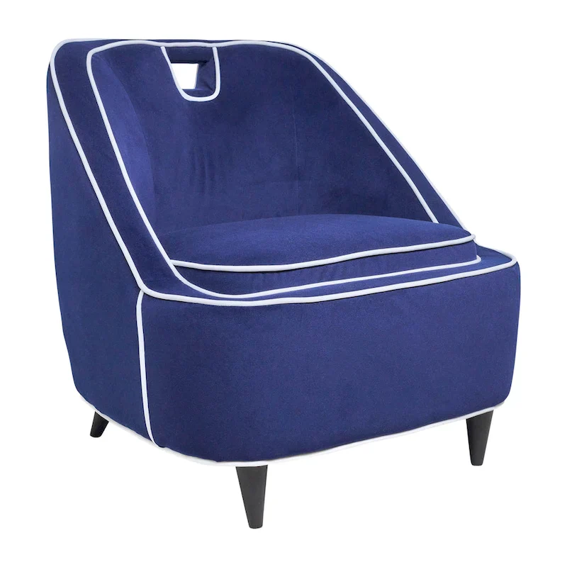 Modern Upholstered Two-Tone Accent Chair - 28 x 30 x 31