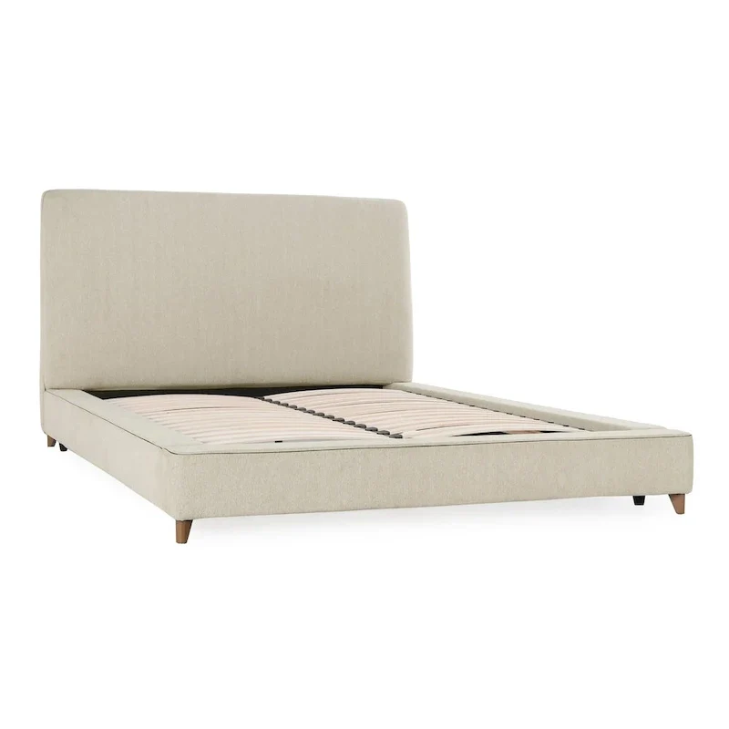 Classic Home Tate Upholstered Bed in Cream