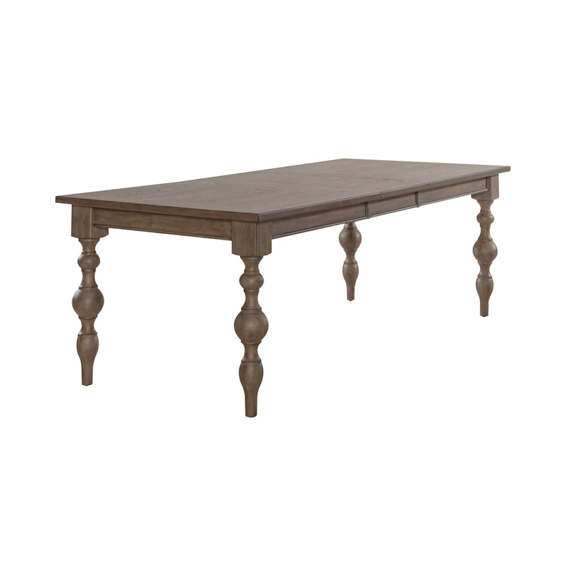 Americana Farmhouse Dusty Taupe 6 Piece Rectangular Table Set
