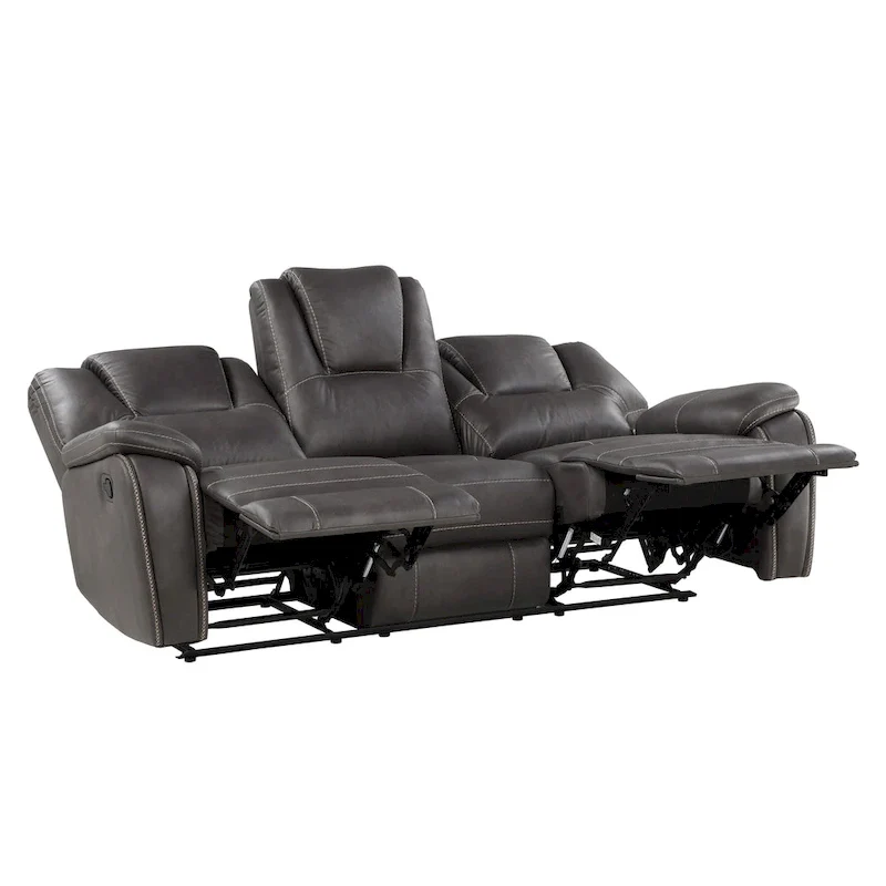 Steve Silver Kameryn Faux Leather Manual Reclining Sofa