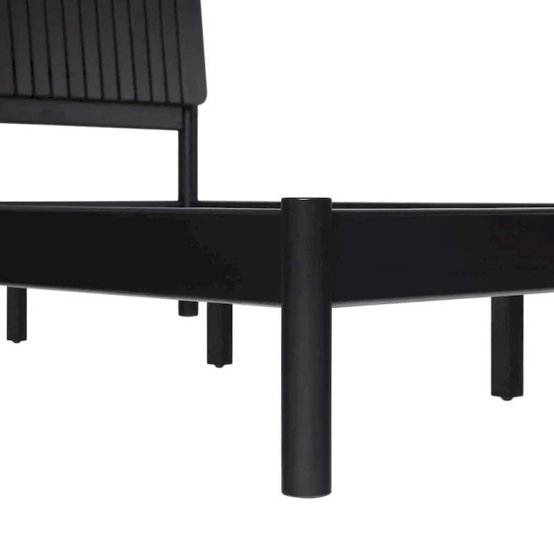 Middlebrook Designs Slatted Headboard Modern Queen Bed