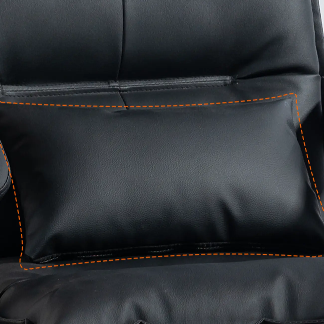 Modern Brown Leather Reclining Executive Office Chair