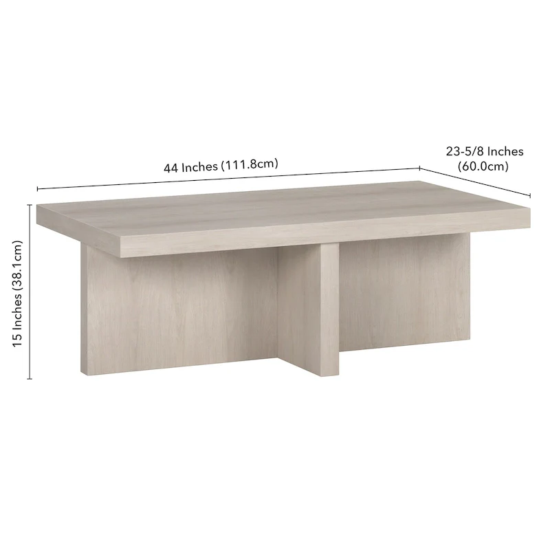 Elna 44 Wide Rectangular Coffee Table