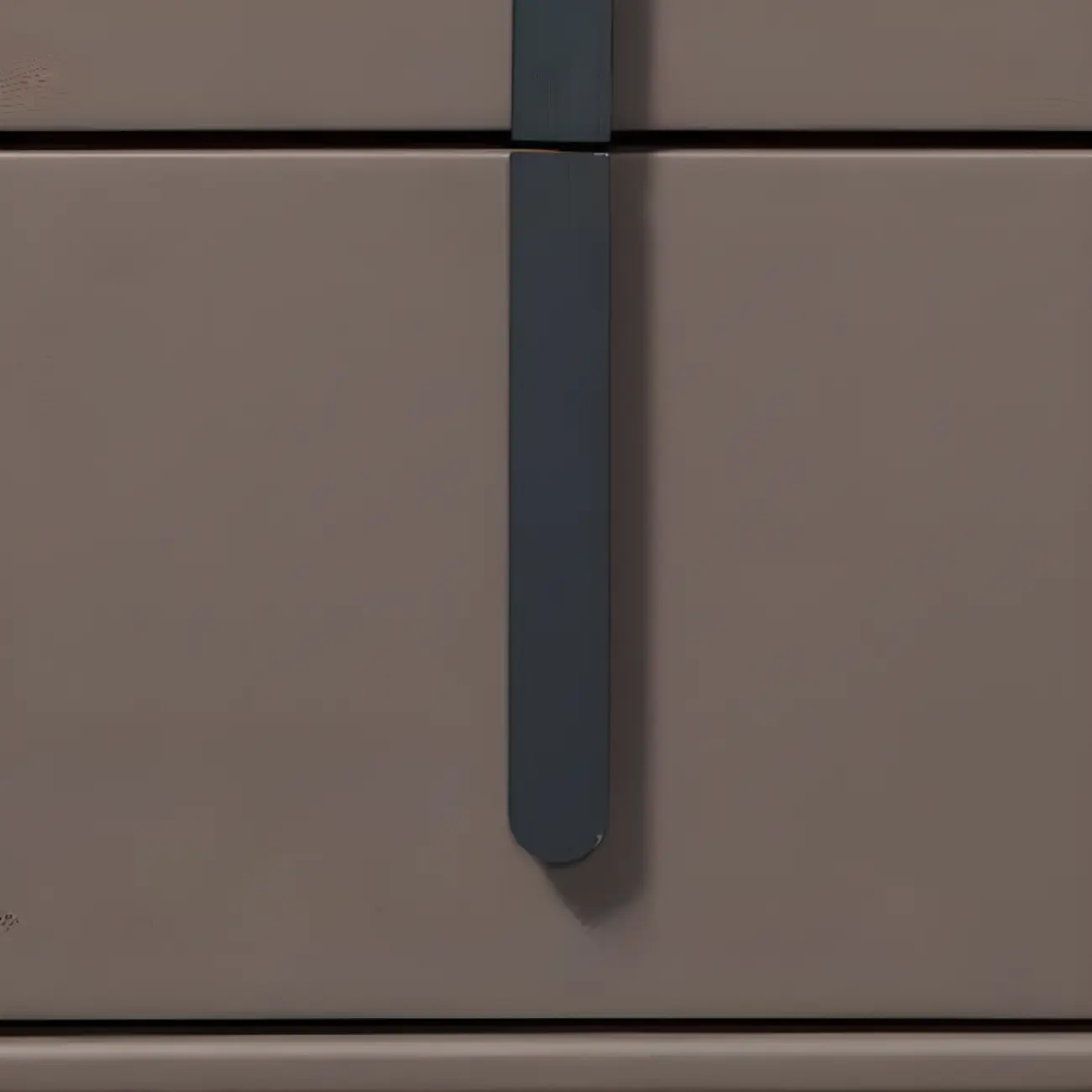 Modern Leather Top Wood 2-Drawer Nightstand