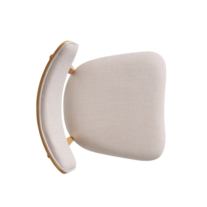 Chazz Mid-Century Modern Upholstered Rubberwood Dining Chairs (Set of 4) by Christopher Knight Home